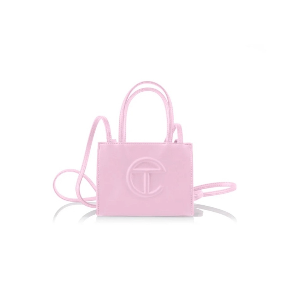 Telfar Pink Mini Shopping Bag